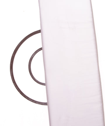 White Dyeable Viscose Pure Plain Satin Fabric